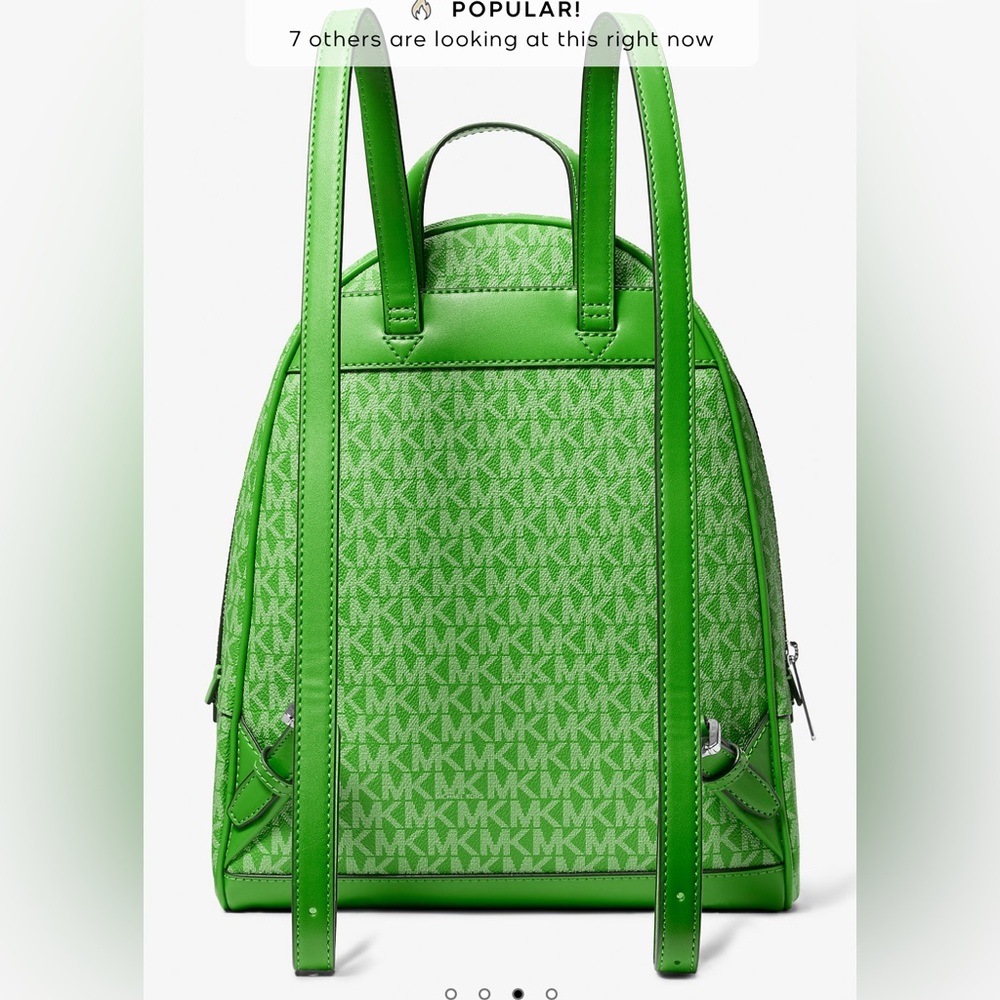 Michael Kors Rhea Medium Signature Logo Backpack - Picture 3 of 8